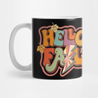 Retro Hello Fall Mug